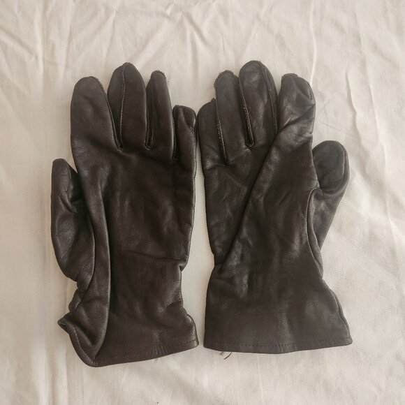 Vintage Military Vietnam Era Men's Leather Gloves - Picture 2 of 10